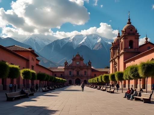 Travelers relaxing in Cusco's Plaza de Armas during altitude acclimatization