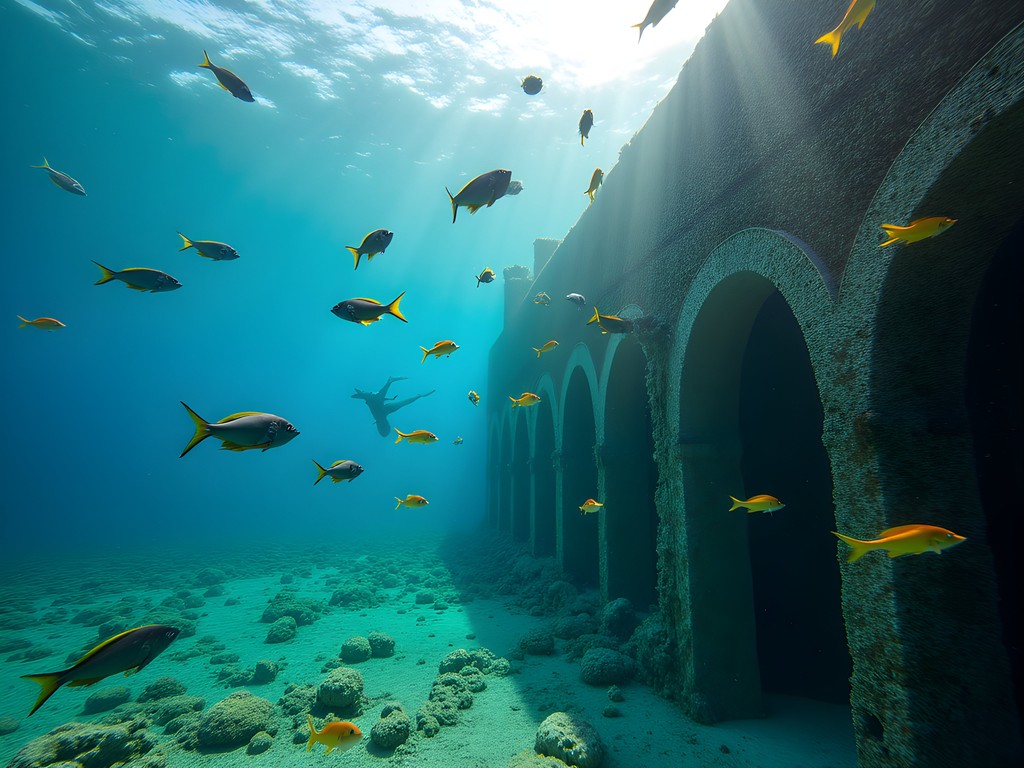 Snorkeling at Tangalooma Wrecks on Moreton Island near Brisbane