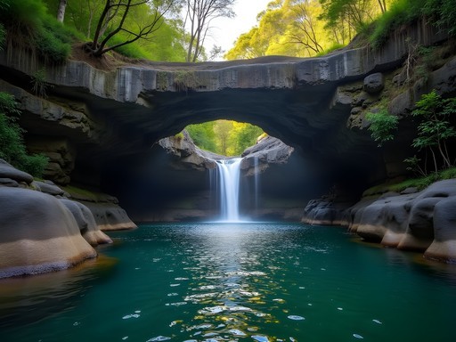 Natural Bridge rock formation at Springbrook National Park