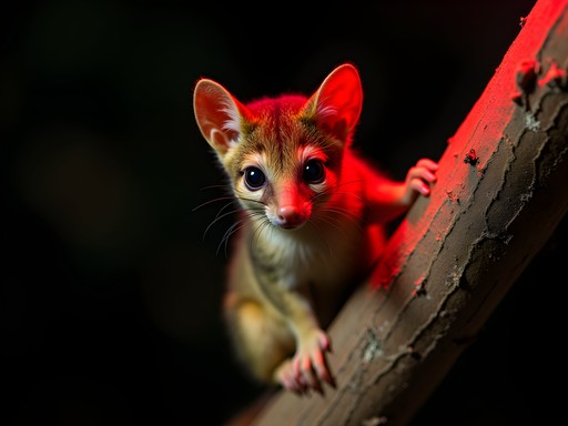 Northern quoll spotted during night wildlife tour in Mary River National Park
