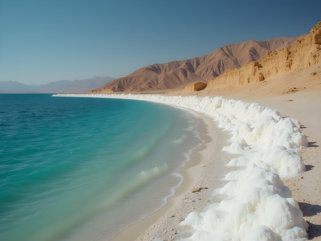Hikers celebrating arrival at the Dead Sea shores after completing the ancient trail from Jerusalem