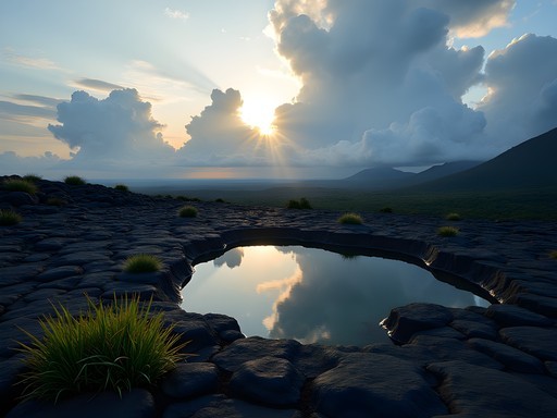 Otherworldly landscape on Mount Roraima's summit with strange rock formations