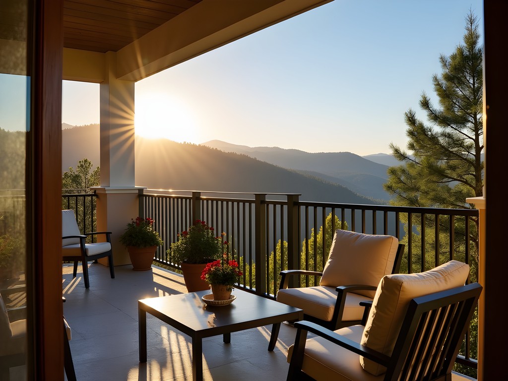Comfortable accommodation in Medford with mountain views and outdoor seating area