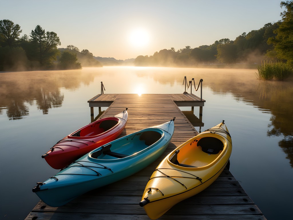 Kayak launch point on Wicomico River in downtown Salisbury