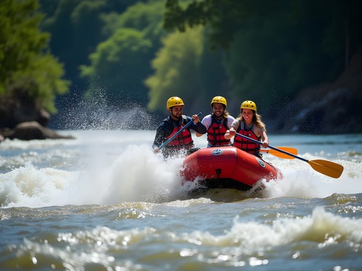White water rafting expedition on Kelani River near Sigiriya