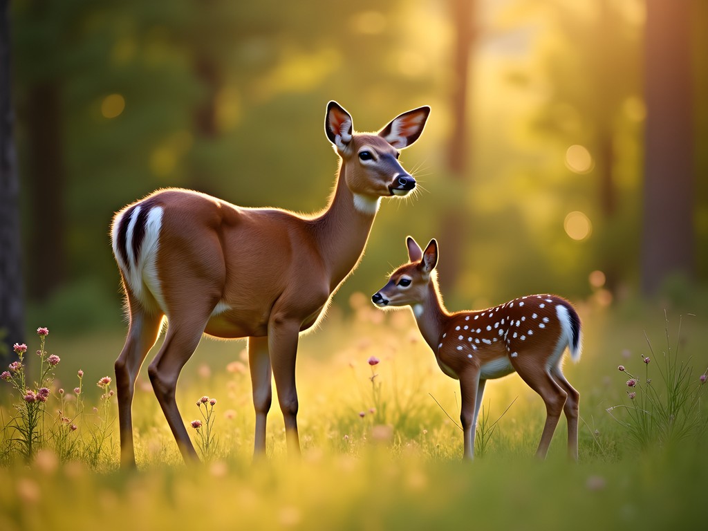 Early morning deer sighting at Wheeler Nature Park in South Burlington, Vermont