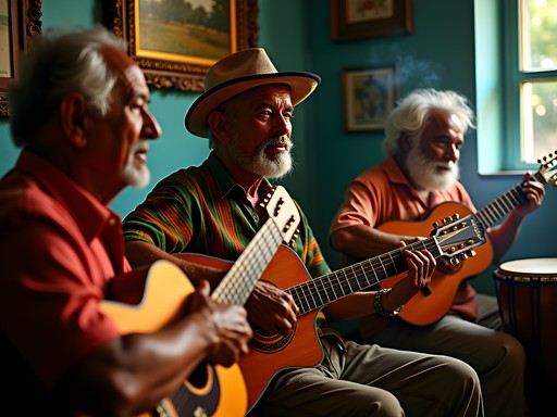 Musicians performing at Casa de la Trova in Santiago de Cuba