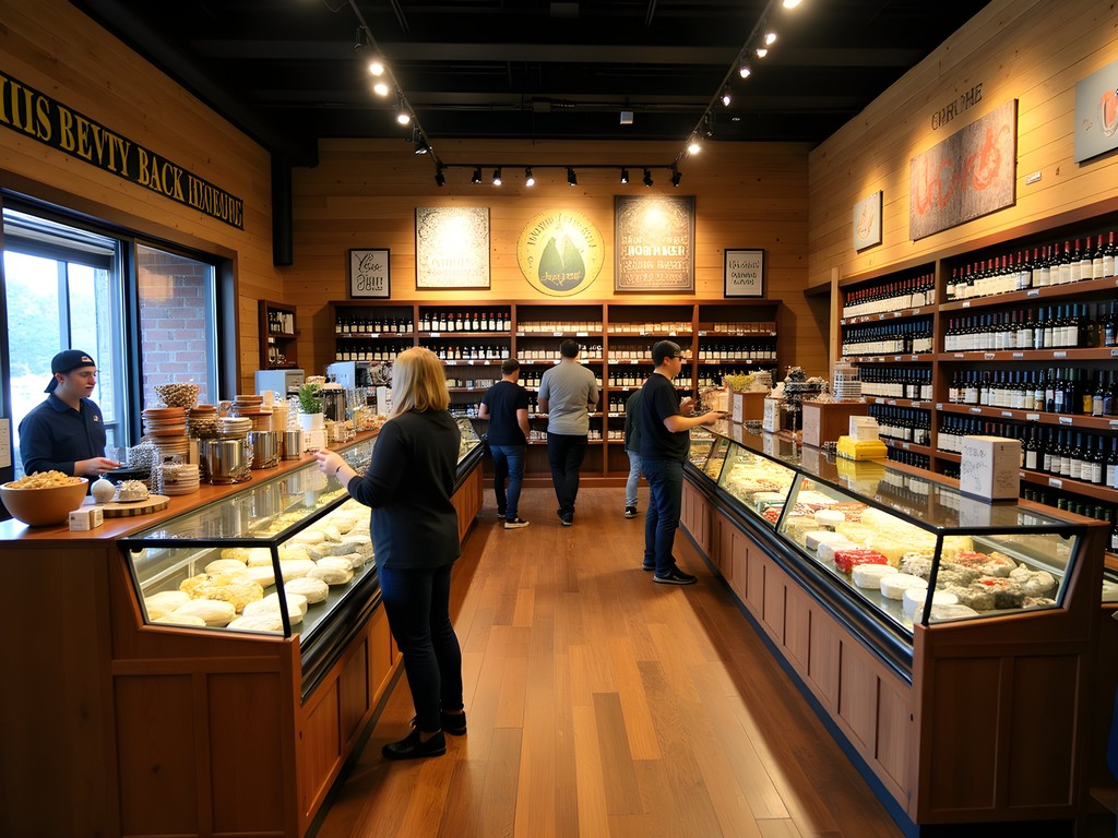 Specialty food shopping at Fox Run Shopping Center in Bear, Delaware