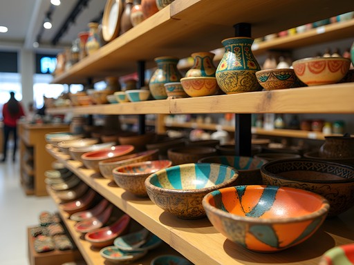 Handcrafted Trinidadian souvenirs at Island Treasures shop in C3 Centre