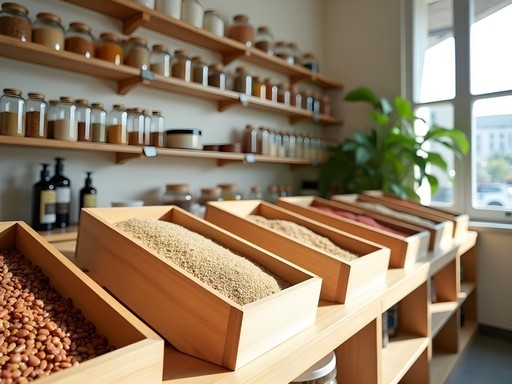 Zero-waste store in Bangsar district of Kuala Lumpur with bulk bins and sustainable products