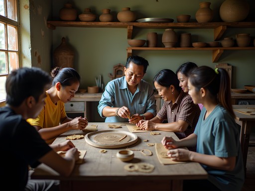 Artisan-led craft workshop in Malacca teaching traditional Malaysian techniques to visitors