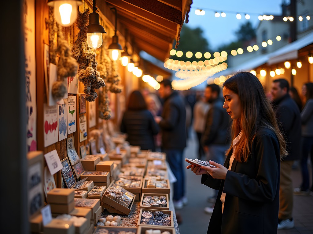 Local artisans displaying handcrafted goods at Old Monterey Farmers Market