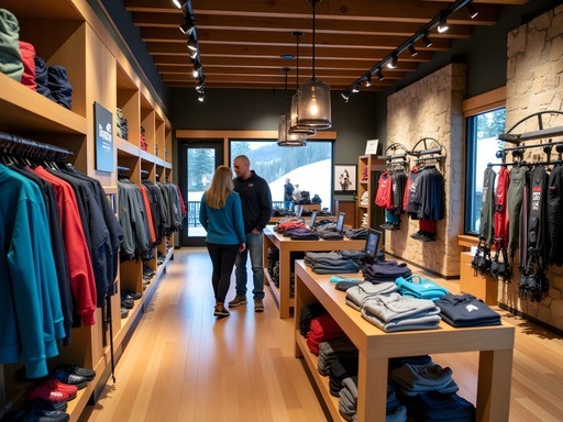 Upscale outdoor recreation retailer in Park City with luxury mountain gear and equipment