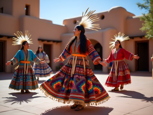 Traditional Native American dance performance at Indian Pueblo Cultural Center
