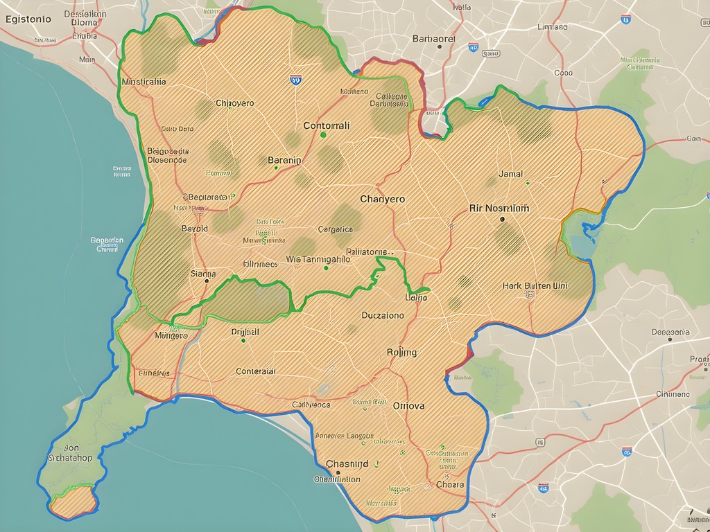 Map of recommended safe neighborhoods in Bogota for solo female travelers