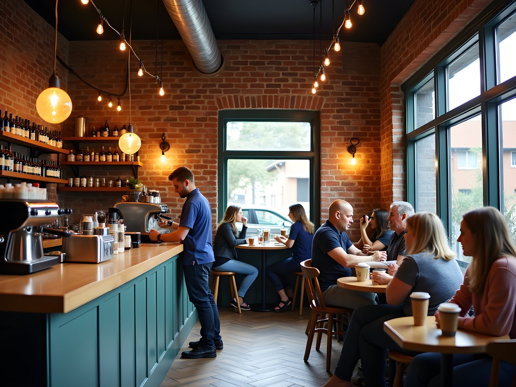 Cozy hidden coffee shop in Brisbane with local atmosphere