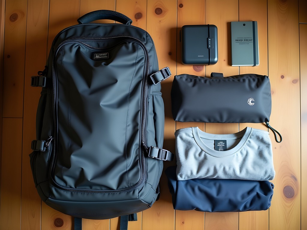 Travel gear and packing organization for month-long journey from Australia to Portugal