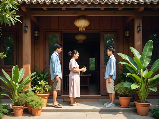 Welcoming family-run guesthouse in Can Tho with traditional architecture