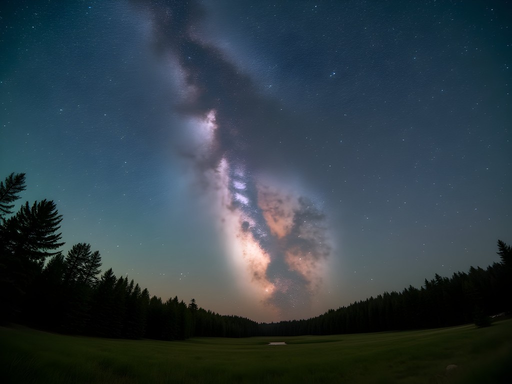 Milky Way visible over Cherry Springs State Park near Harrisburg PA
