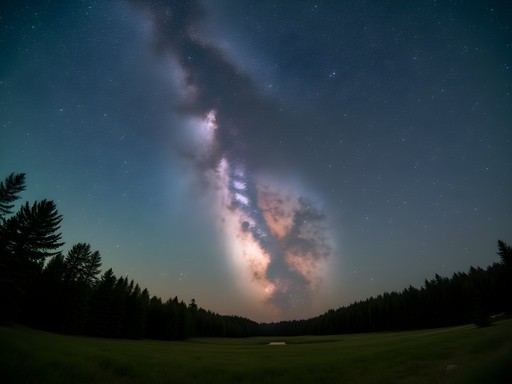 Milky Way visible over Cherry Springs State Park near Harrisburg PA