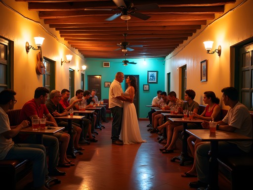 Live traditional music performance at Casa de la Trova in Holguín