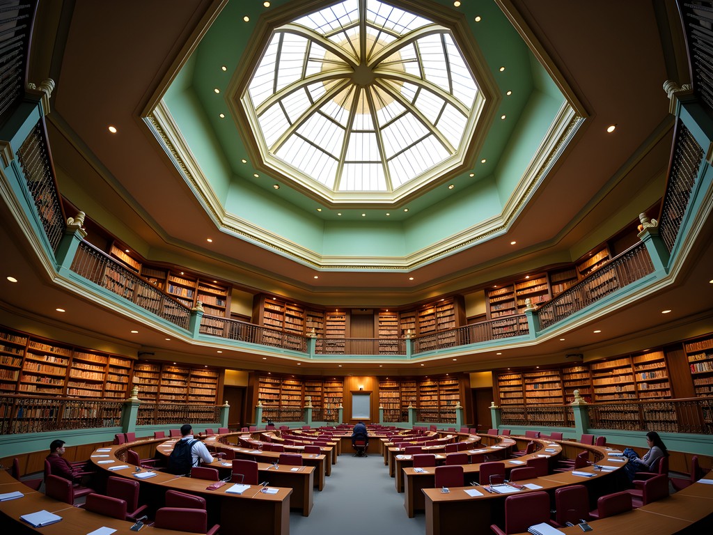 The magnificent domed ceiling of State Library Victoria's La Trobe Reading Room
