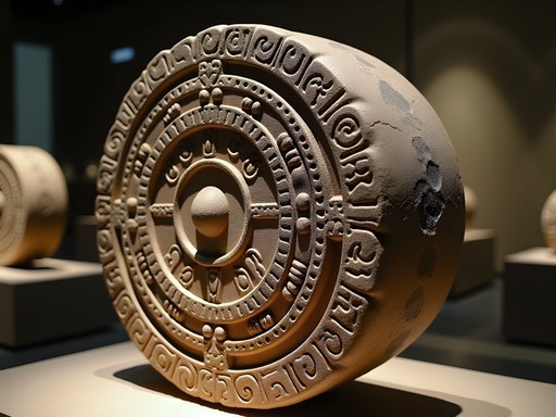 Aztec Calendar Stone at National Museum of Anthropology Mexico City