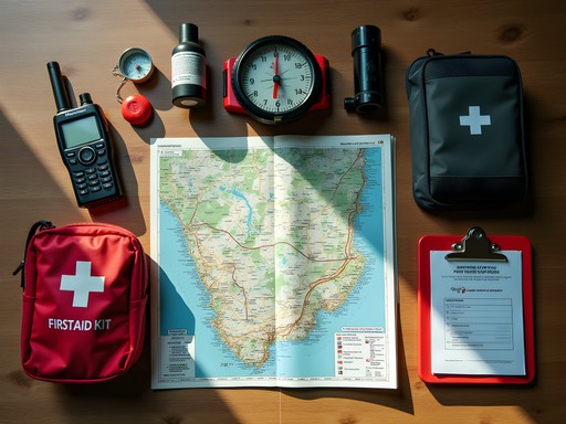 Safety equipment and preparation for solo Pantanal expedition