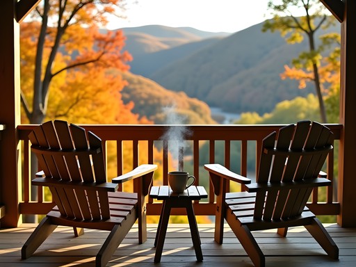 Cozy cabin rental near Springdale with fall foliage views