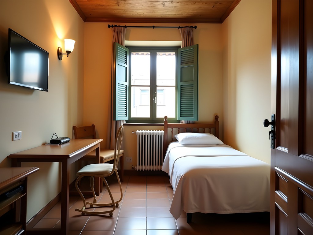 Cozy, affordable pensione room near Bologna Centrale station