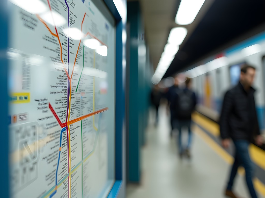 Brussels metro map with key stations highlighted for tourists
