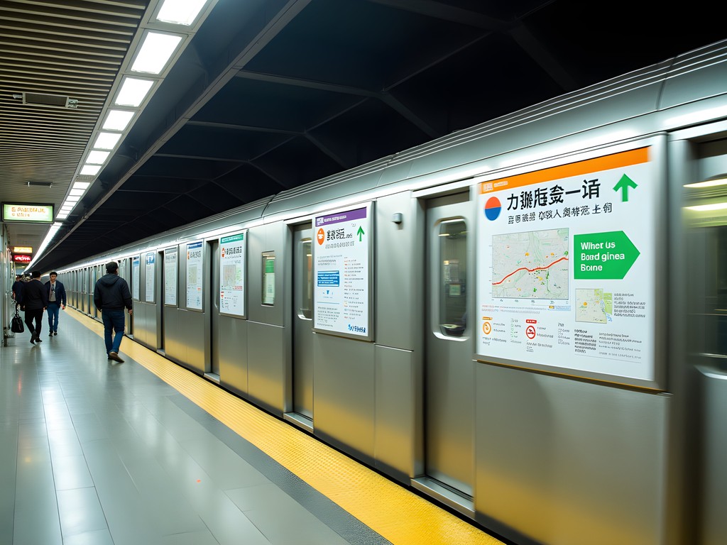 Tokyo metro's comprehensive multilingual signage system with directional indicators