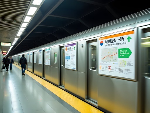 Tokyo metro's comprehensive multilingual signage system with directional indicators