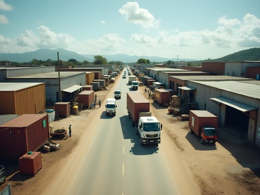 Transportation options at Gonaïves port and industrial area