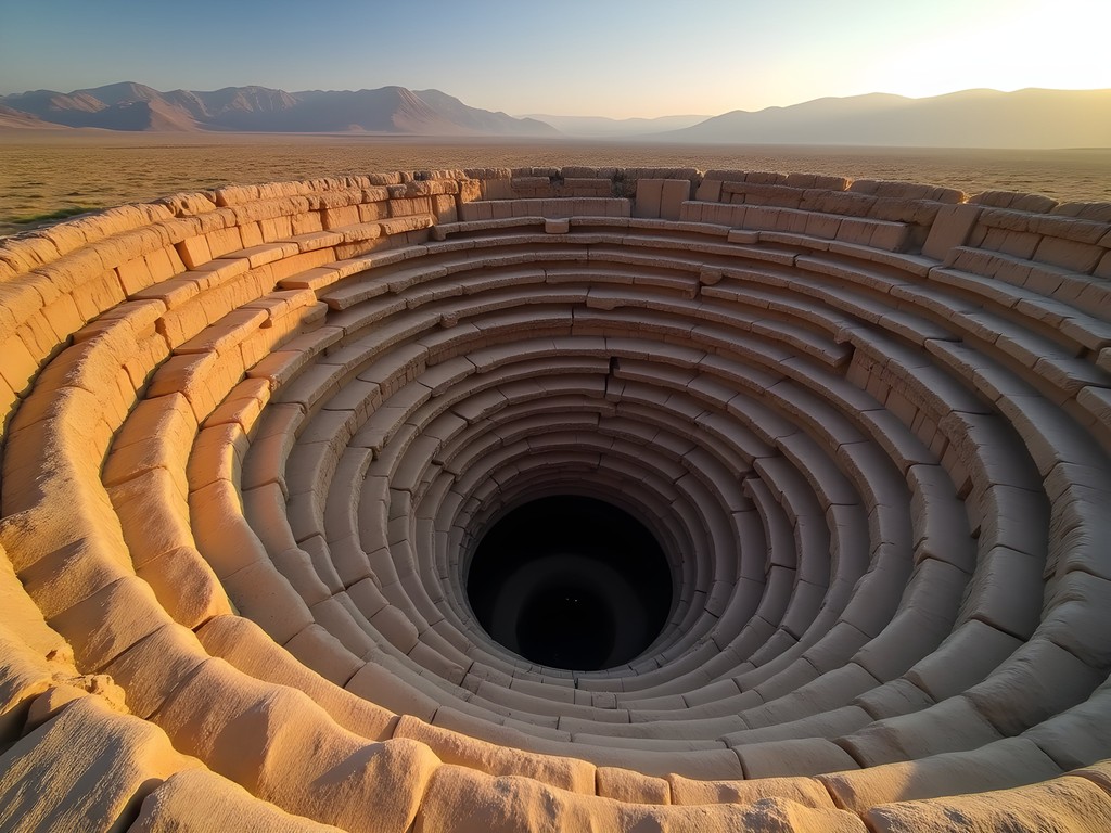 Ancient Cantalloc Aqueducts showing the sophisticated water management system of the Nazca civilization