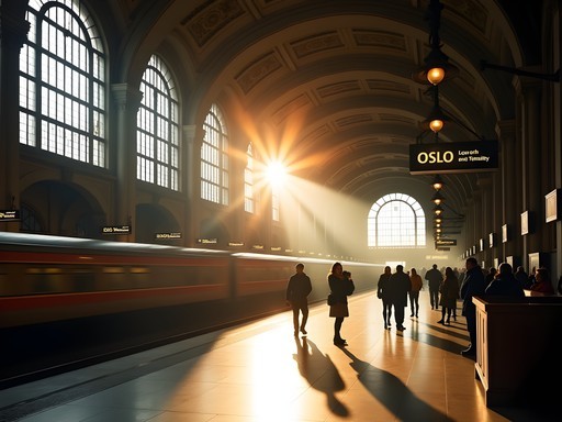The Scenic Route: Train Journey from Stockholm to Oslo Through Scandinavian Beauty