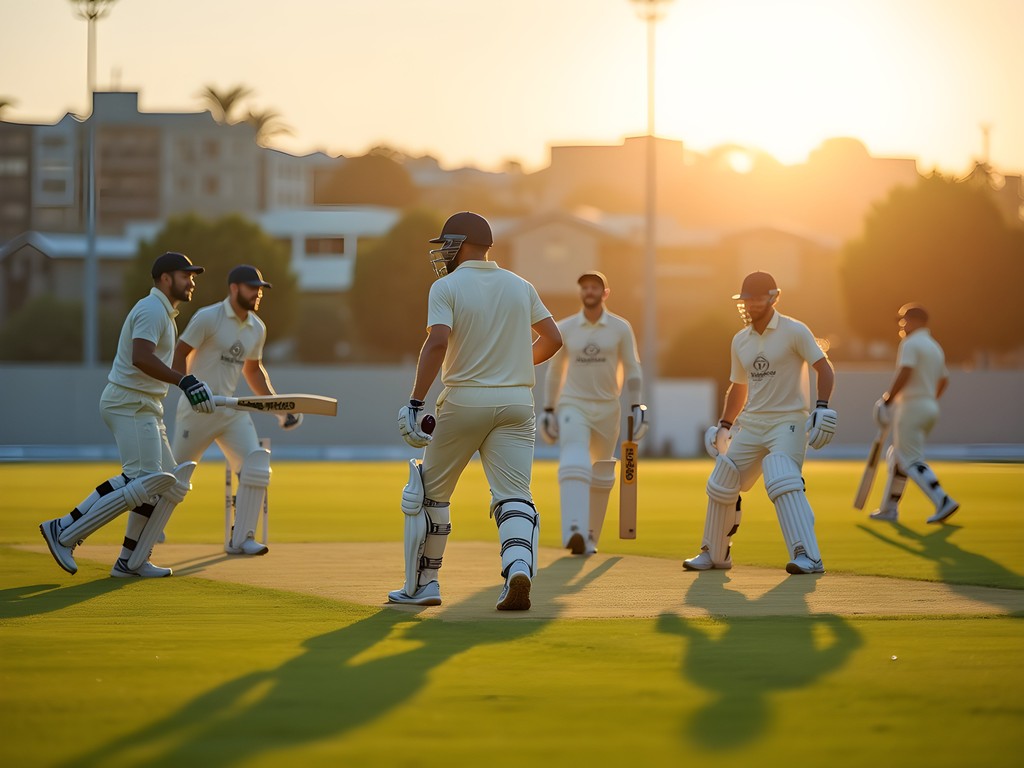 Morning cricket practice at Eden Park training grounds in Kingsland, Auckland