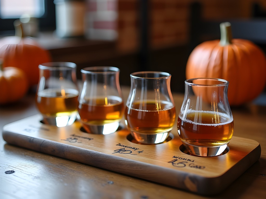 Bourbon flight tasting at Bourbon Haus 1841 in Covington with Kentucky bourbon varieties and tasting notes