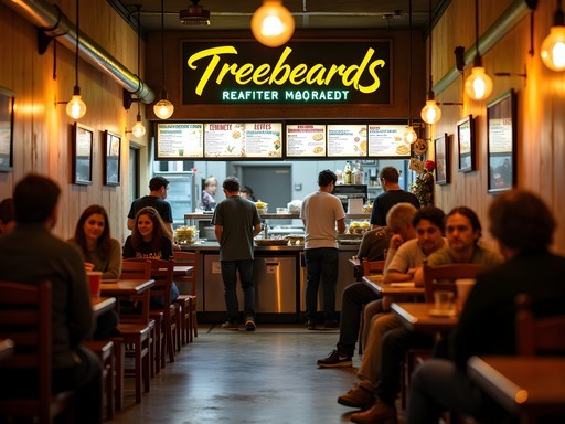 Treebeards restaurant in Houston's underground tunnel system with Louisiana-style cuisine