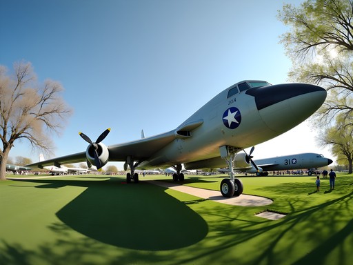 Vintage aircraft on display at Charles B. Hall Airpark in Midwest City