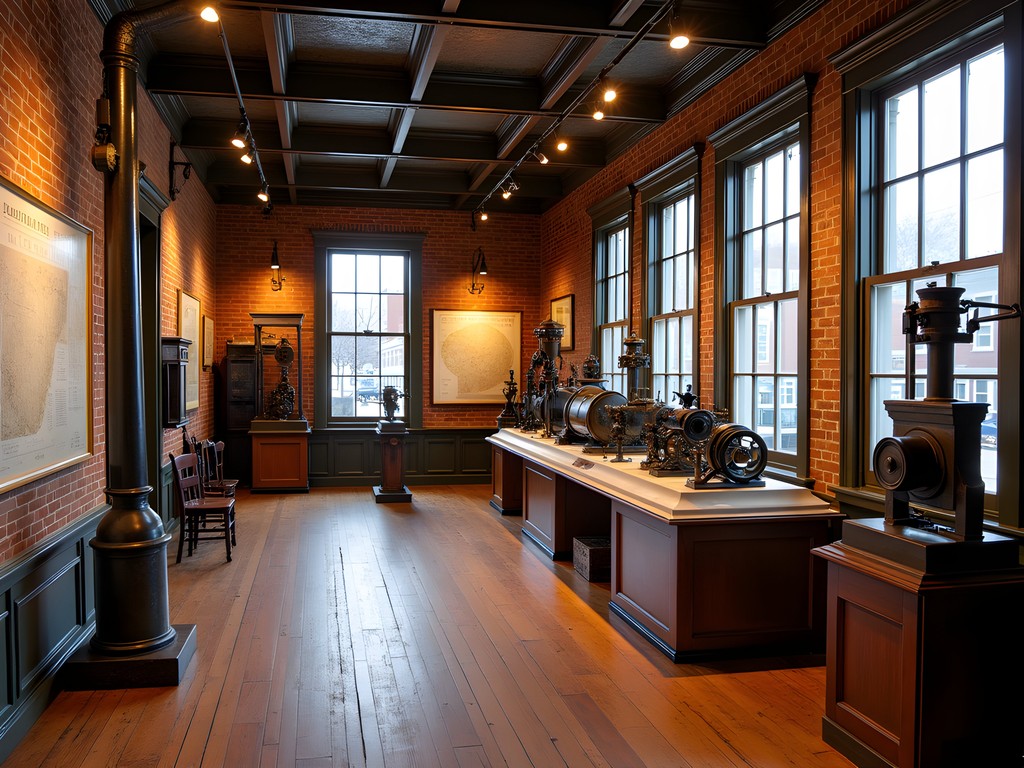 Vintage industrial artifacts and machinery at Parkersburg's Oil and Gas Museum