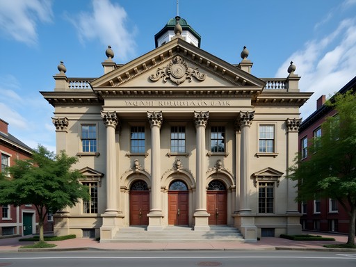 Historic Mechanics Hall exterior in Worcester showing Renaissance Revival architecture